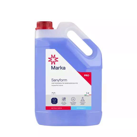 Detersivo pavimenti sanyform con Sali in tanica da 5 litri