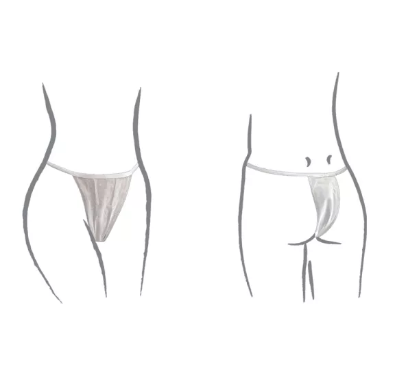 Tanga donna monouso in TNT