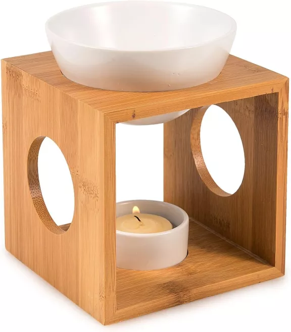 Scalda olio in bamboo