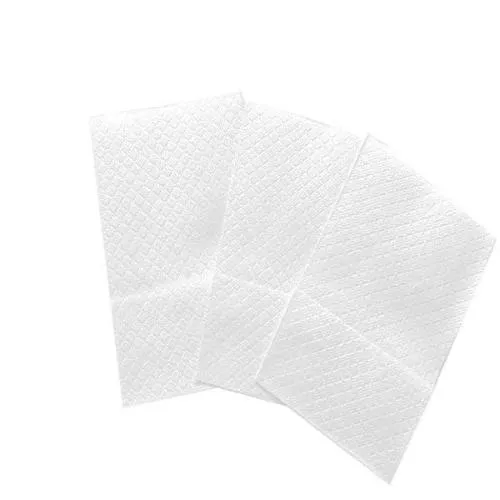 Tovagliolo mono velo 17x17cm bianco