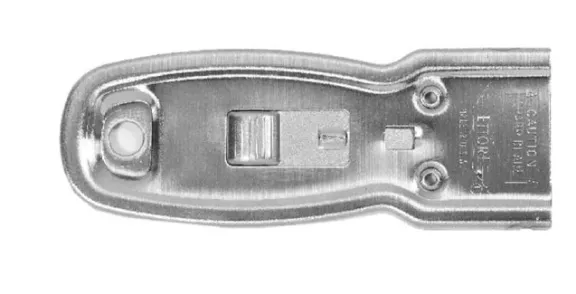 Raschietto portalama tascabile per vetri
