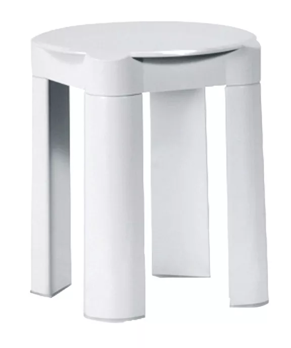 Sgabello in abs bianco componibile