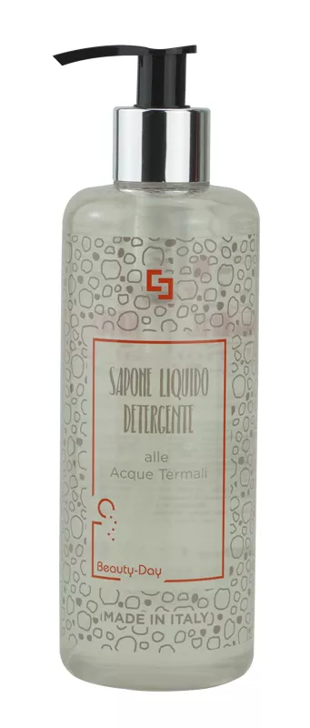 Sapone liquido in dispenser in plastica riciclata 300ml Beauty-Day Italy