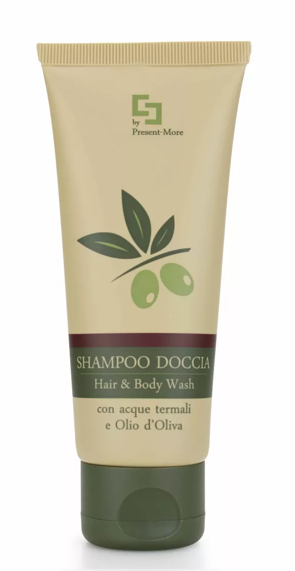 Shampoo doccia 100ml con acque termali e olio d'oliva Beauty Oil