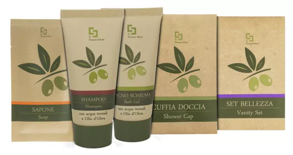 Kit in box 20 ospiti linea cortesia Beauty Oil