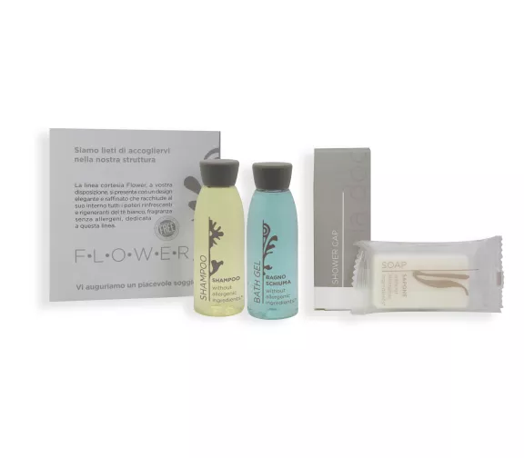 Kit in box 20 ospiti linea cortesia Flower