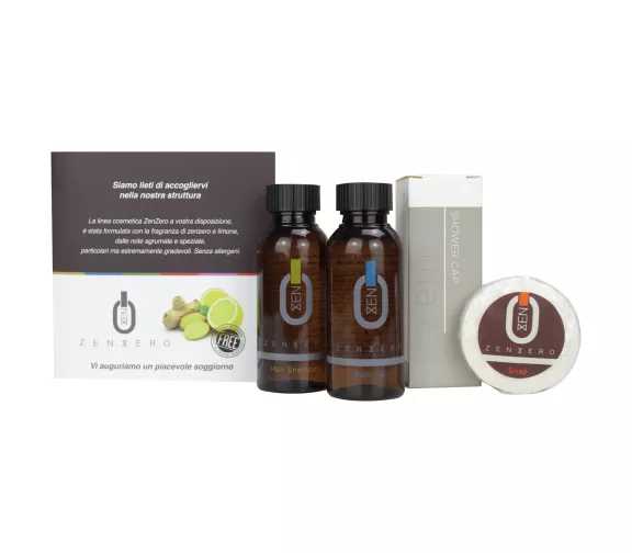 Kit in box 20 ospiti linea cortesia Zenzero