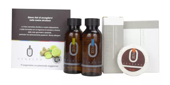 Kit in box 30 ospiti linea cortesia Zenzero