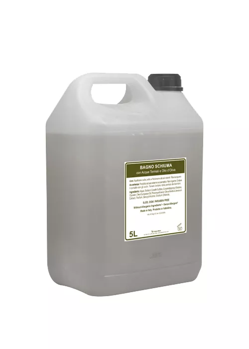 Bagno schiuma 5 litri con acque termali e olio d'oliva Beauty Oil