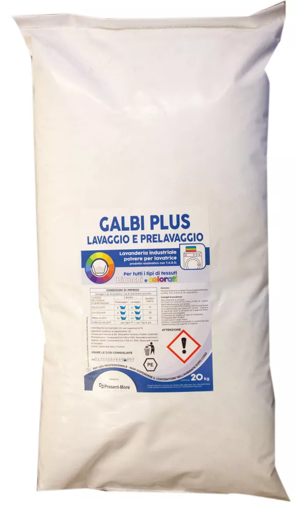 Polvere enzimatica per lavatrice 20kg