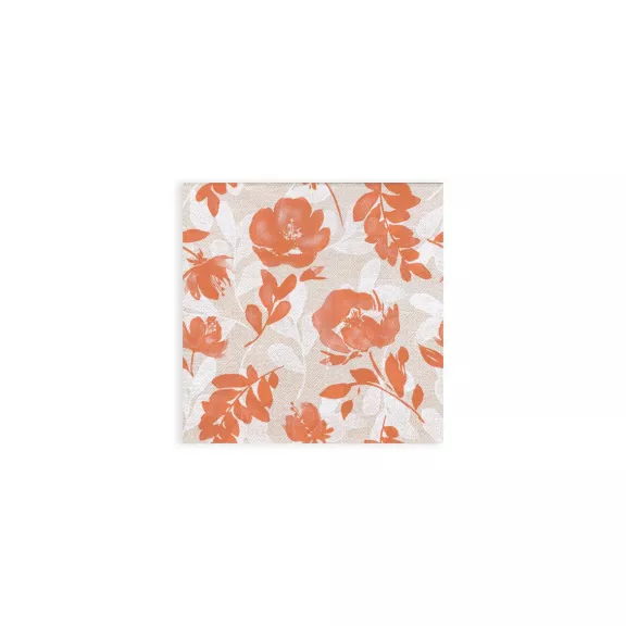 Tovagliolo garden terracotta 40x40 mono velo