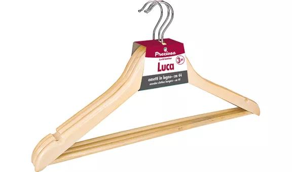 Gruccia classica in legno