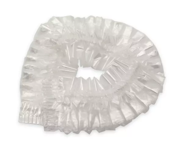 Cuffia doccia in plastica imbustata