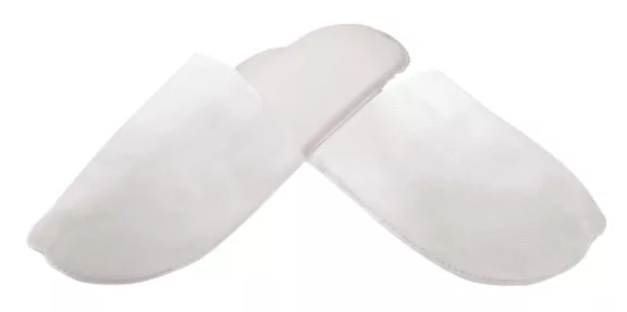 Pantofola in tnt bianca unisex 29cm imbustata