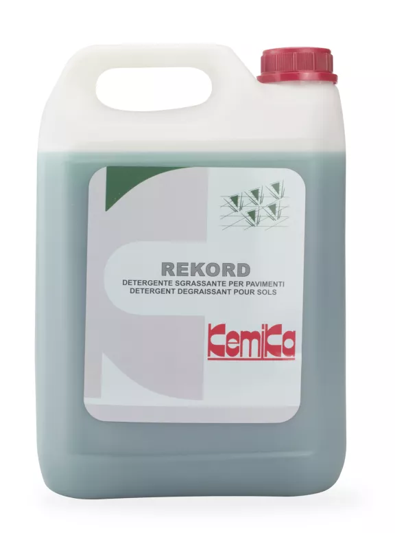 Detergente sgrassante per superfici rekord da 5litri
