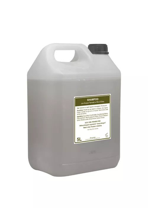 Shampoo 5 litri con acque termali e olio d'oliva Beauty Oil